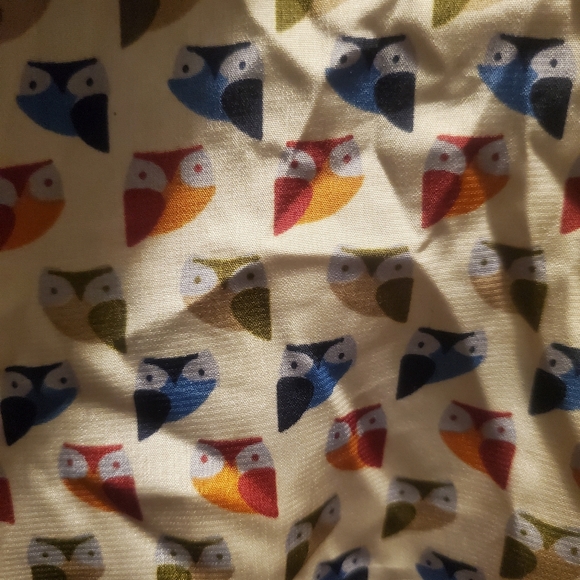 Z&I Women Blouse Size L Colorful Owls - Picture 6 of 6